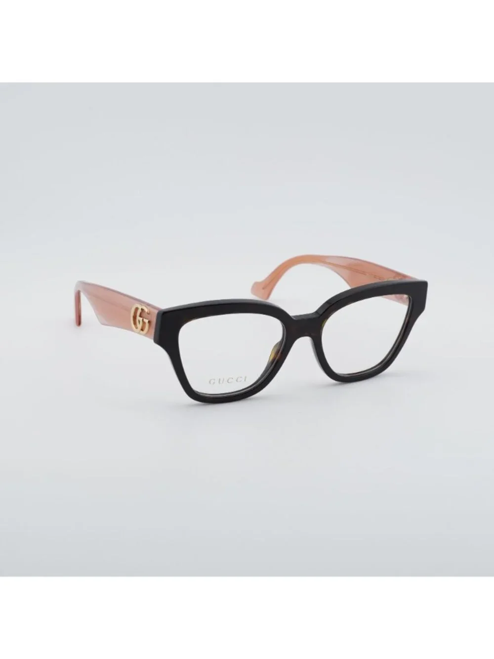 Gucci GG1424O 014 Eyeglasses Havana / Pink 54mm Cat Eye Frame